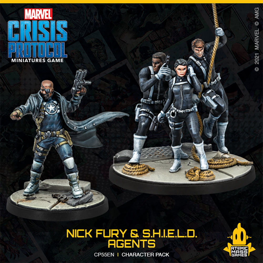 Marvel Crisis Protocol - Nick Fury and S.H.I.E.L.D. Agents