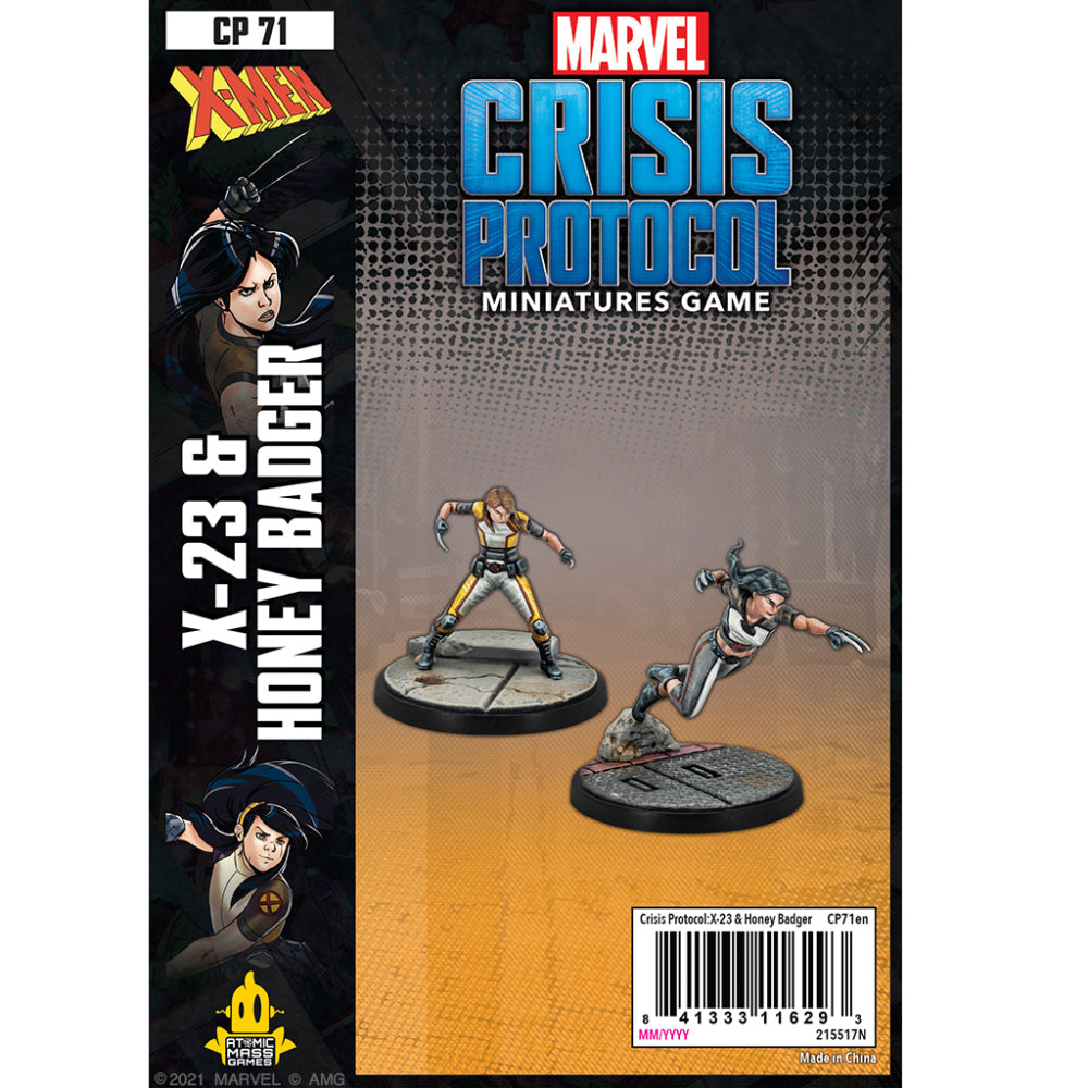 Marvel Crisis Protocol - X-23 &amp; Honey Badger