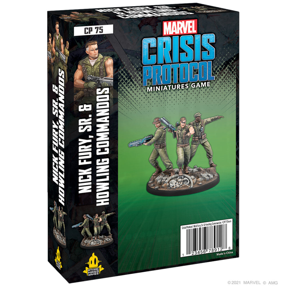 Marvel Crisis Protocol - Nick Fury, Sr. &amp; Howling Commandos