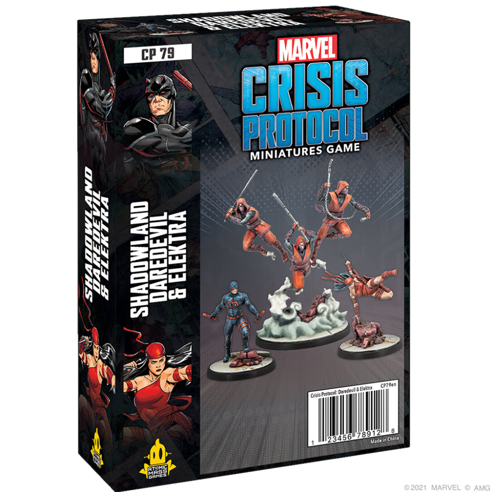 Marvel Crisis Protocol - Shadowland Daredevil &amp; Elektra