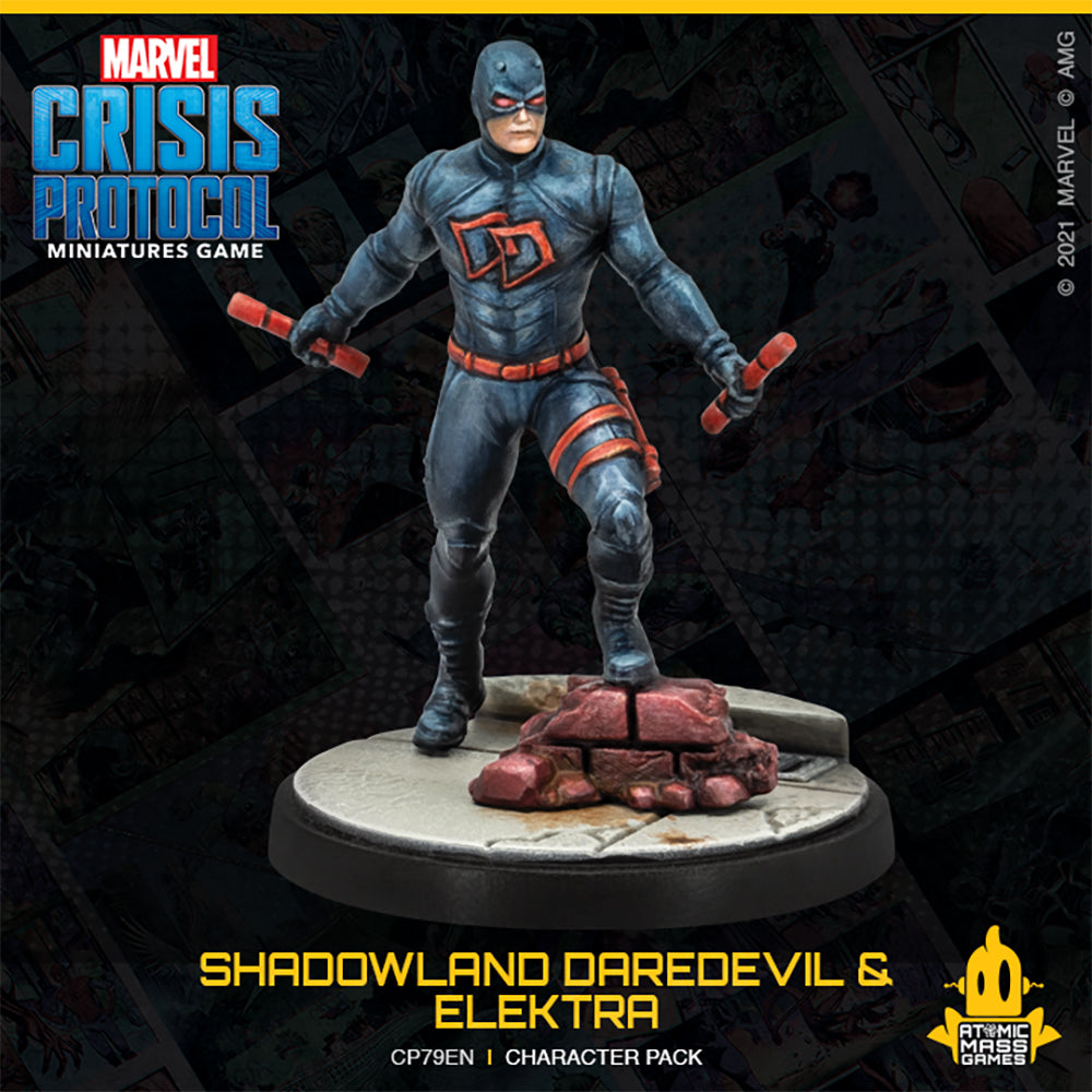 Marvel Crisis Protocol - Shadowland Daredevil &amp; Elektra