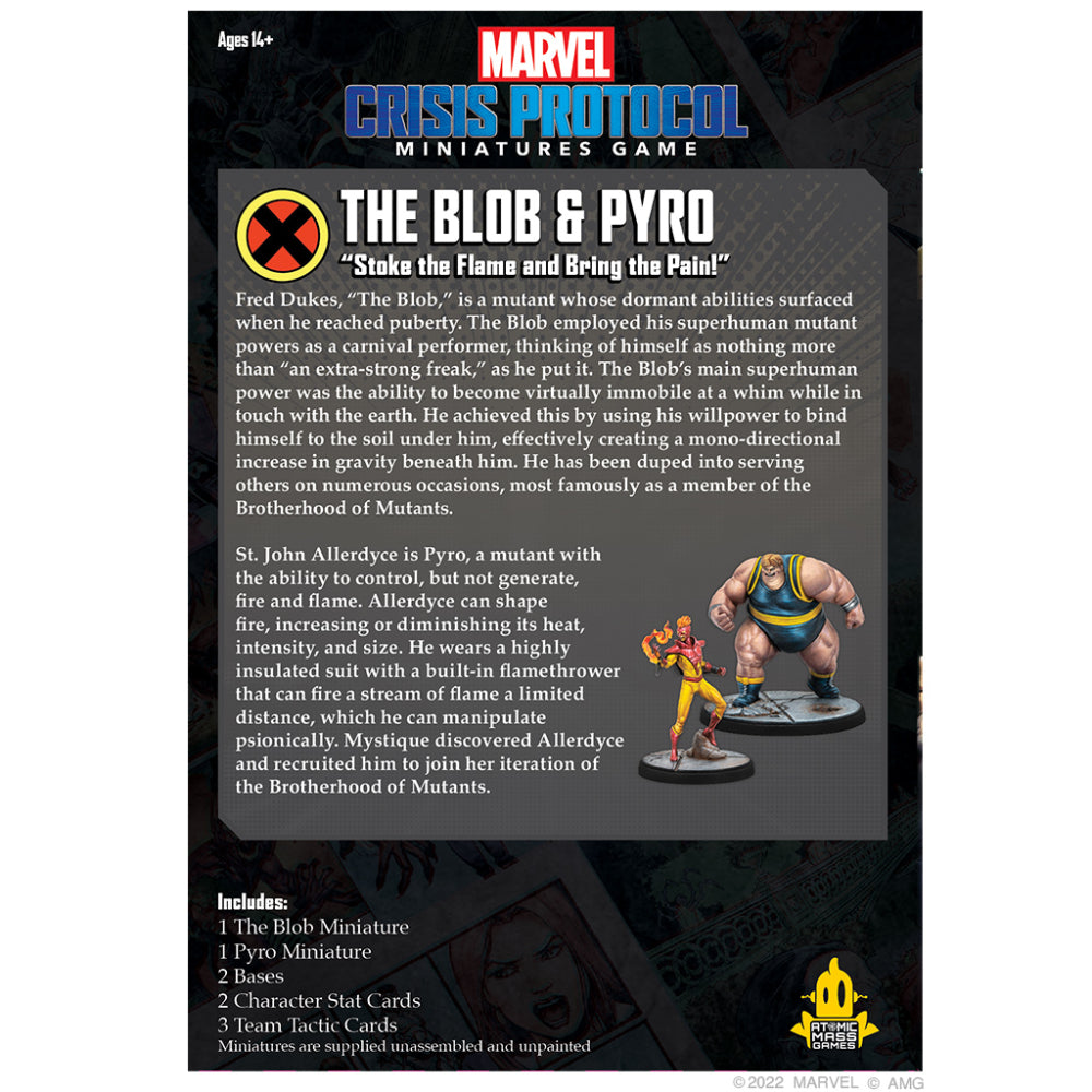 Marvel Crisis Protocol - The Blob &amp; Pyro