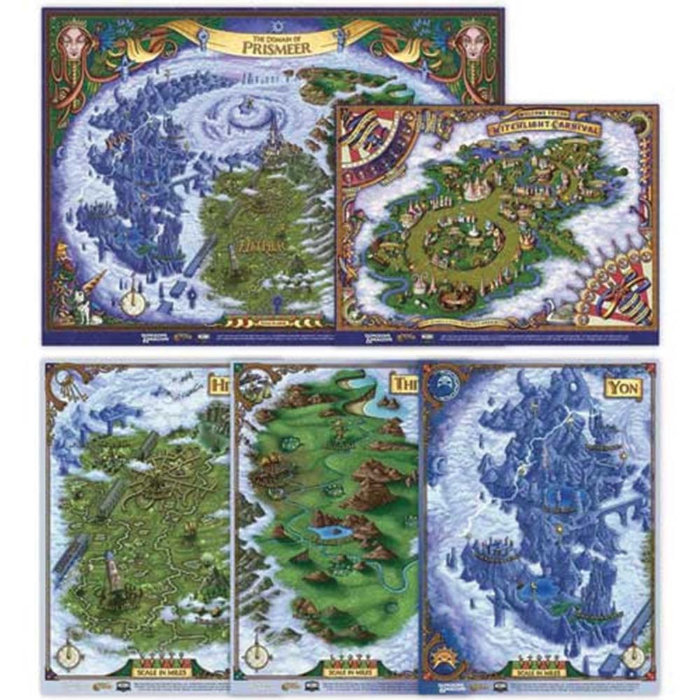 D&amp;D: The Wild Beyond the Witchlight Map set