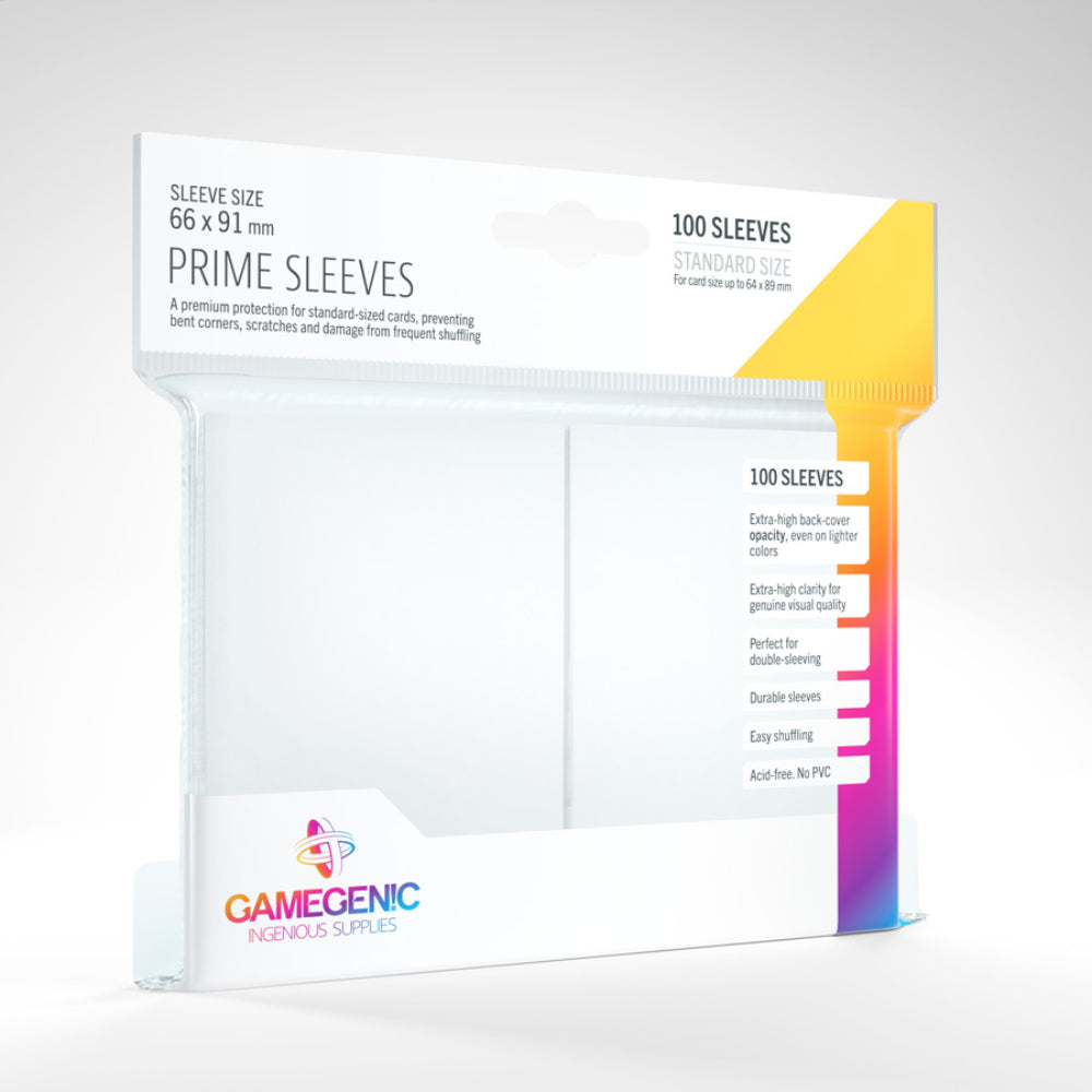 Gamegenic PRIME Sleeves: White (100)