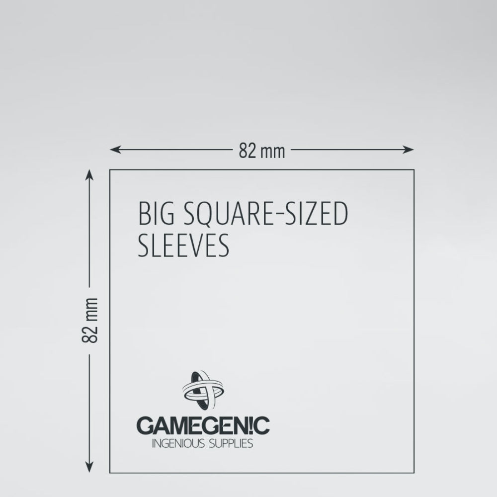 Gamegenic PRIME Sleeves: Big Square (Lime)