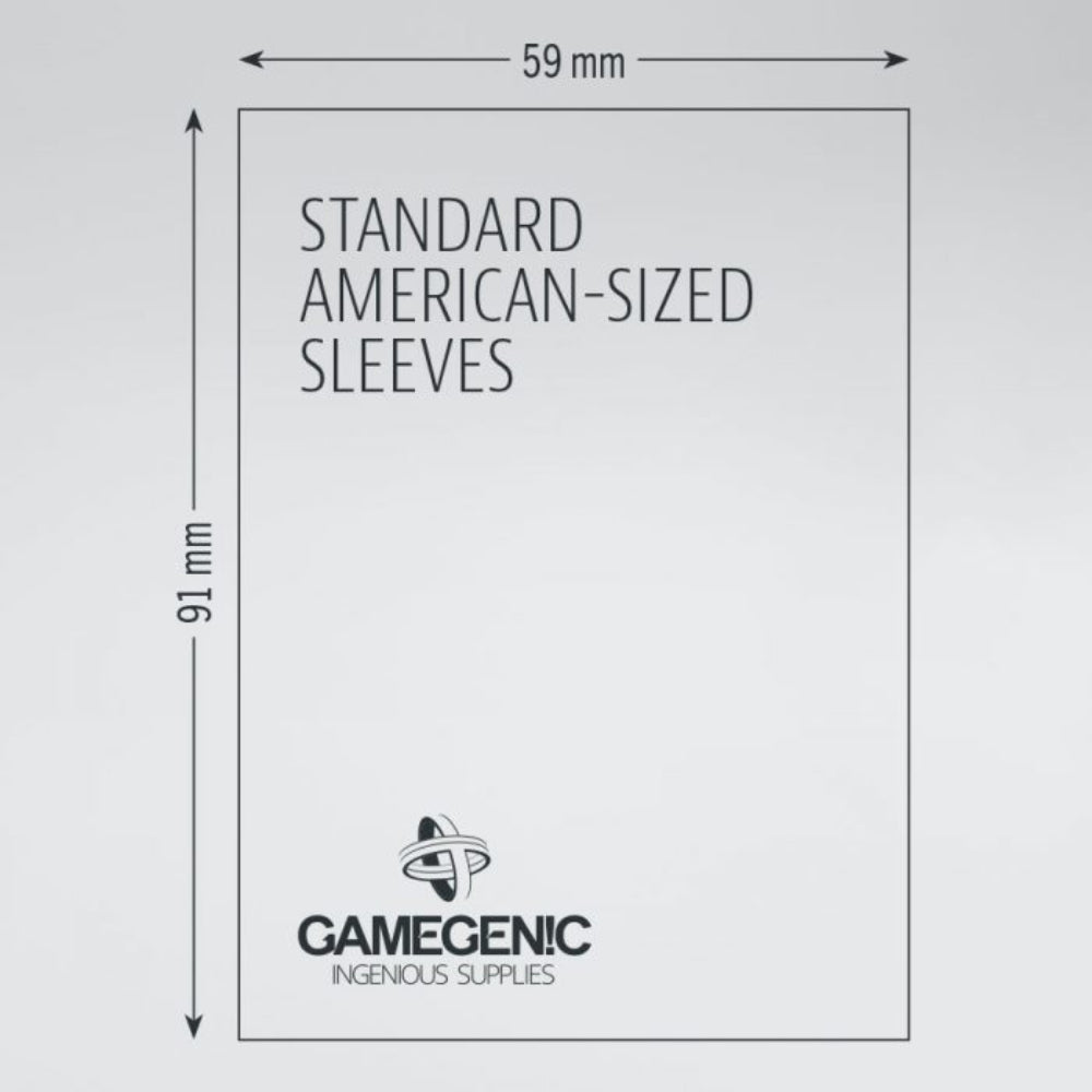Gamegenic PRIME Sleeves: Standard American (Green)
