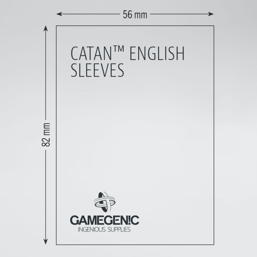 GameGenic - Prime Board Game Sleeves: 56mm x 82mm (Catan)