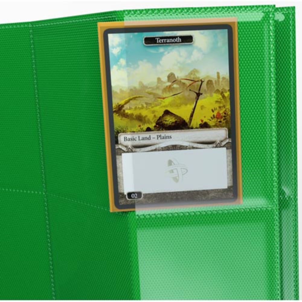 Gamegenic Sideloading 18 Pocket Pages - GREEN (50 pages)