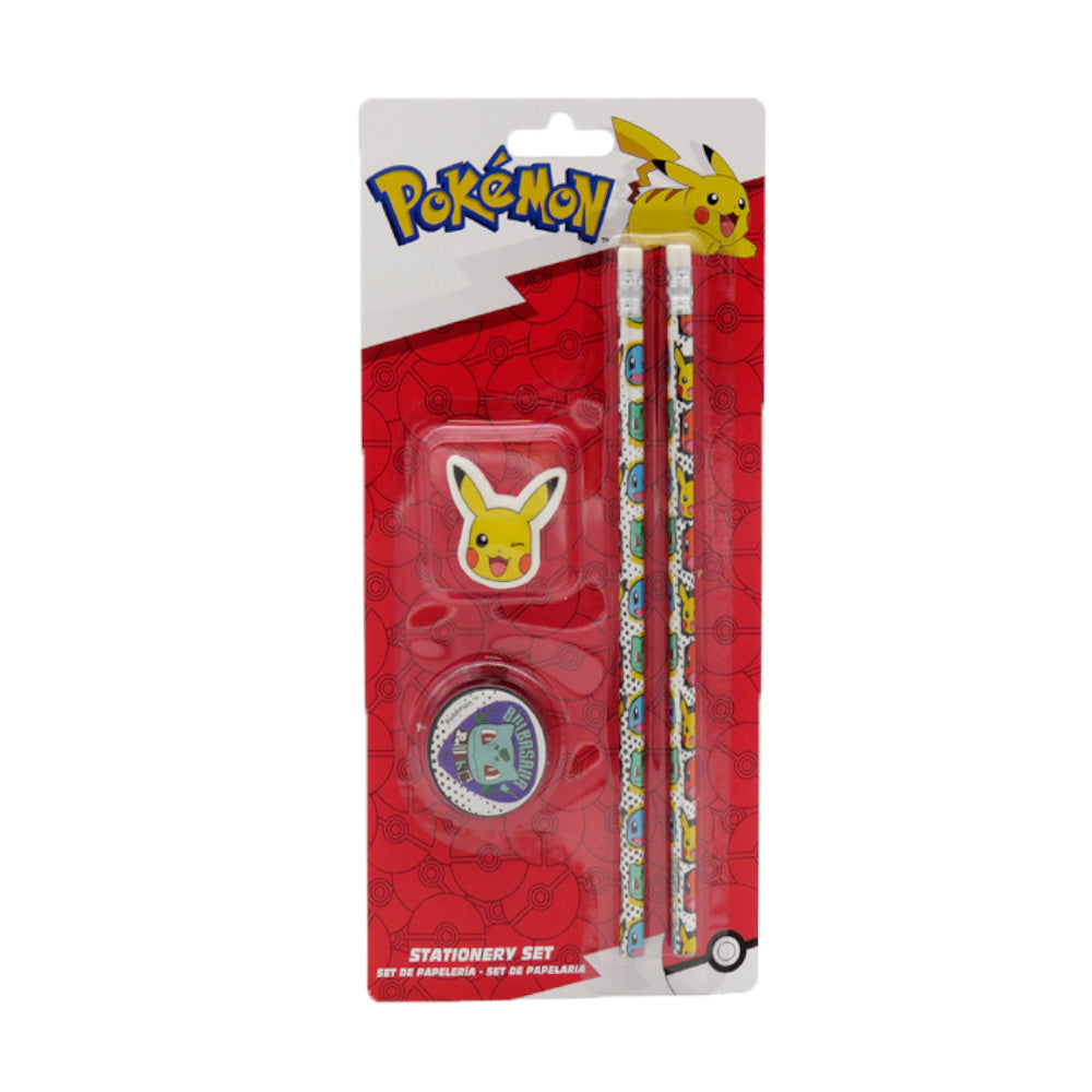 Pokémon - 4 Piece Stationery Set
