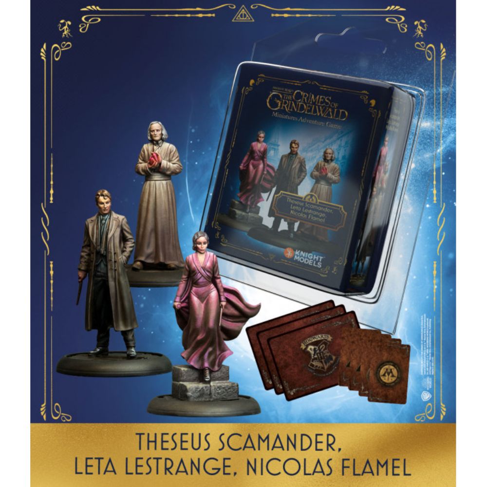 Harry Potter Miniatures Game Thesus Scamander, Lita, Nicolas