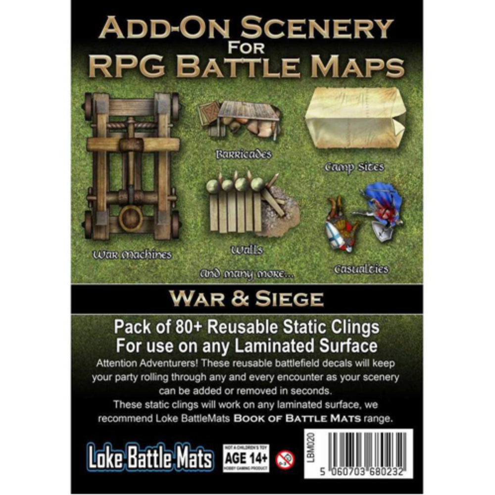 BattleMats: Add on scenery War & Siege