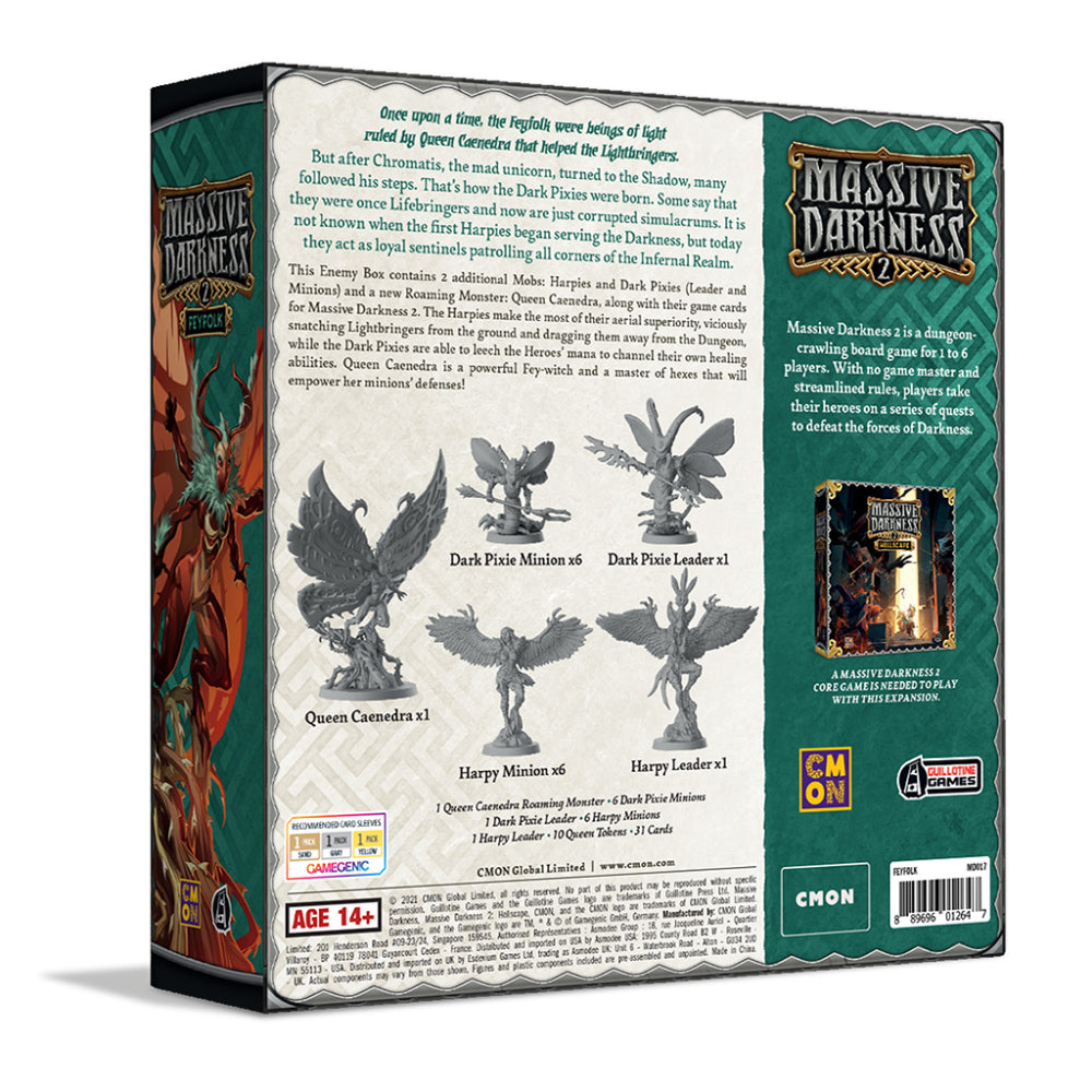 Massive Darkness 2: Feyfolk Enemy Box