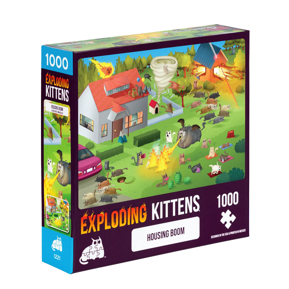 Exploding Kittens Puzzle Cats in Quarantine 1000pcs