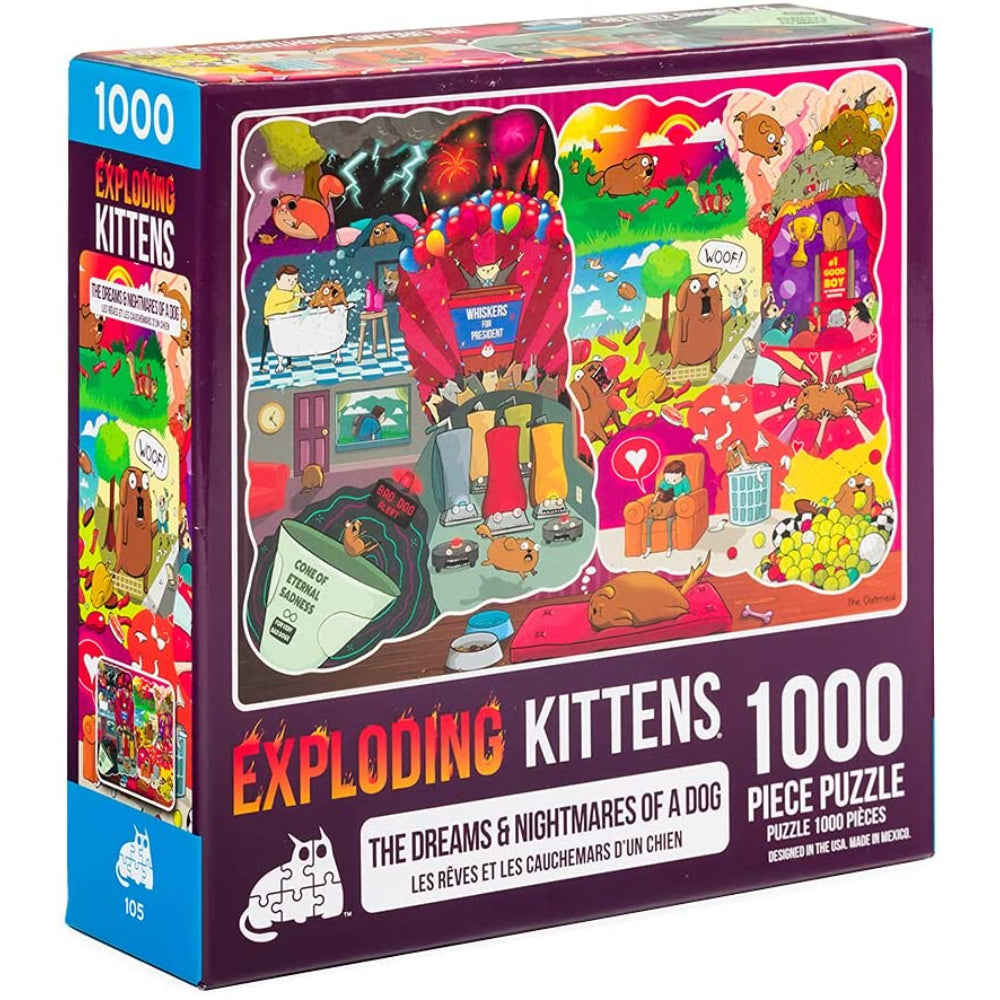 Exploding Kittens Puzzle - Dreams & Nightmares (1000pc) - Level Up Store