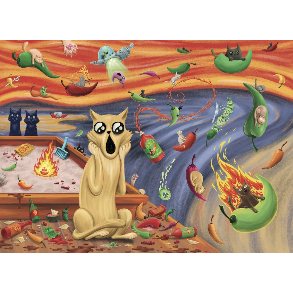 Exploding Kittens Puzzle - Spicy Scream (1000pc) - Level Up Store