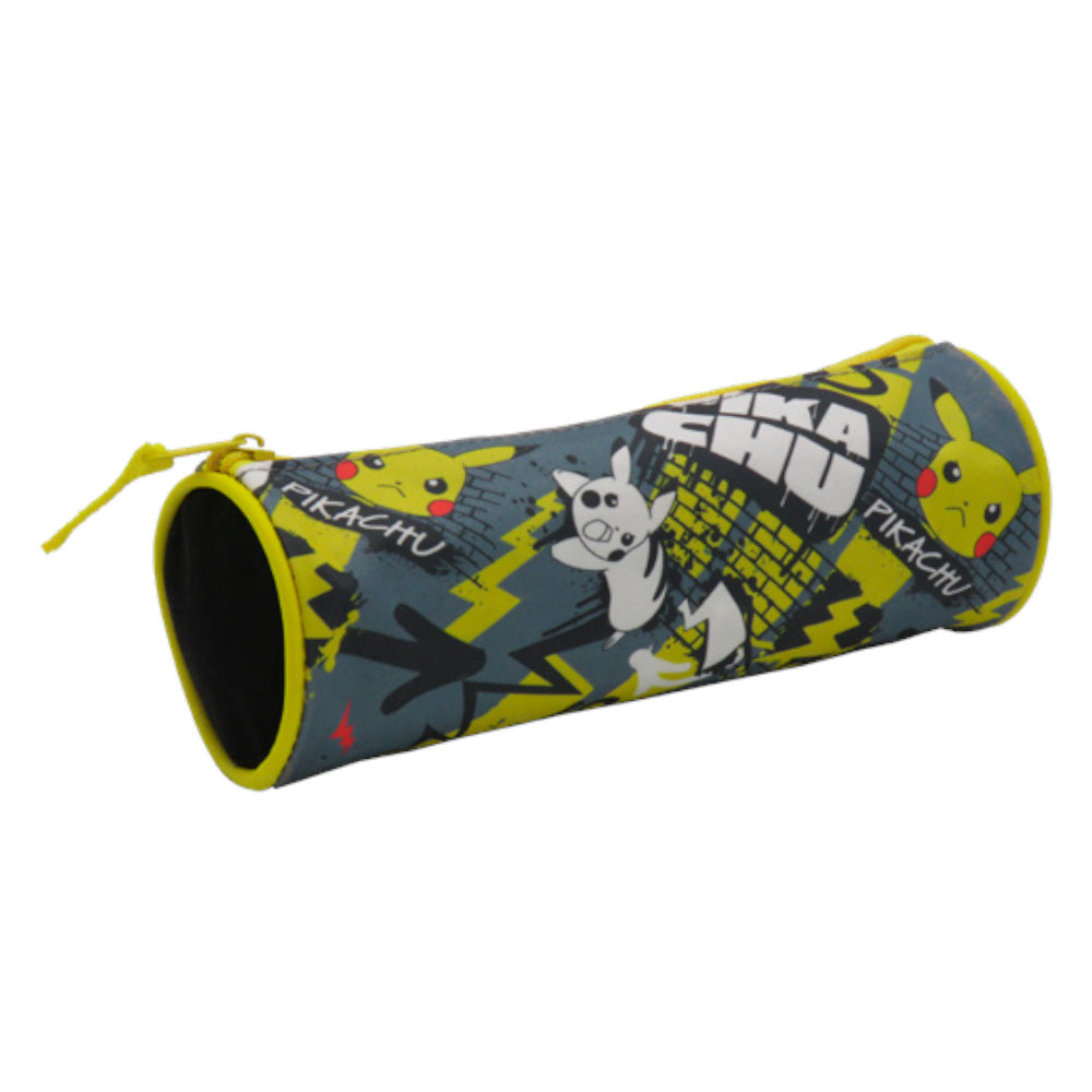 Pokémon - Round Pencil Bag (Grey)