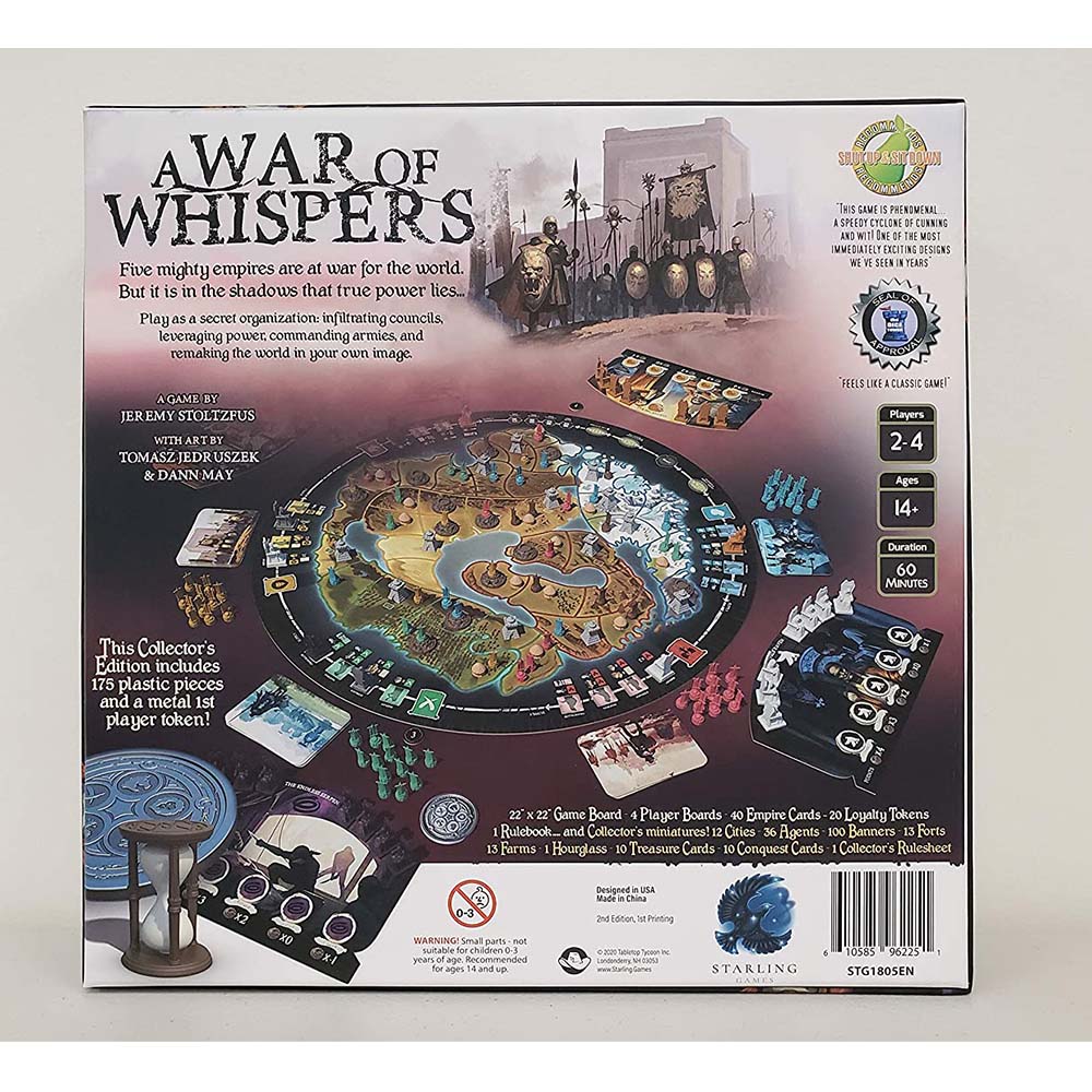 A War of Whispers Collector&#39;s Edition (2nd Edition)