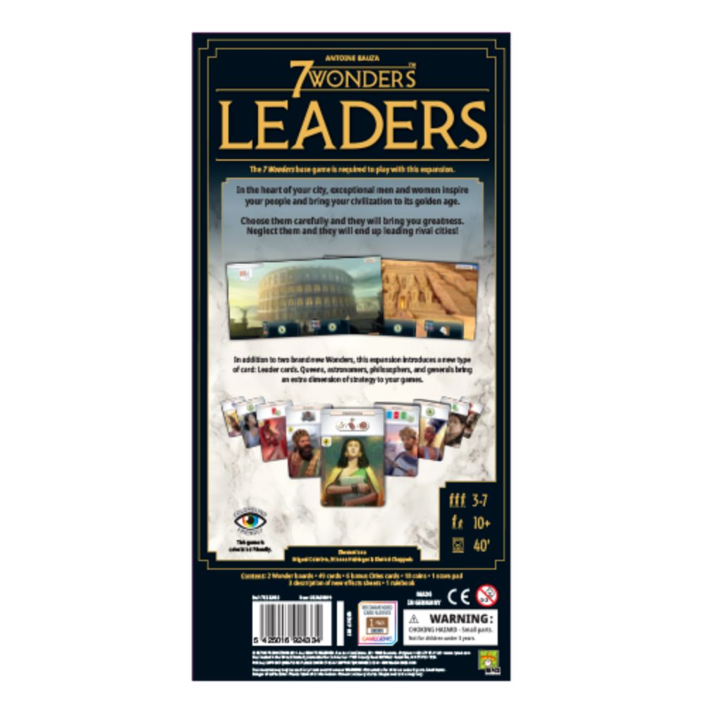 7 Wonders | New Edition: Leaders Expansion