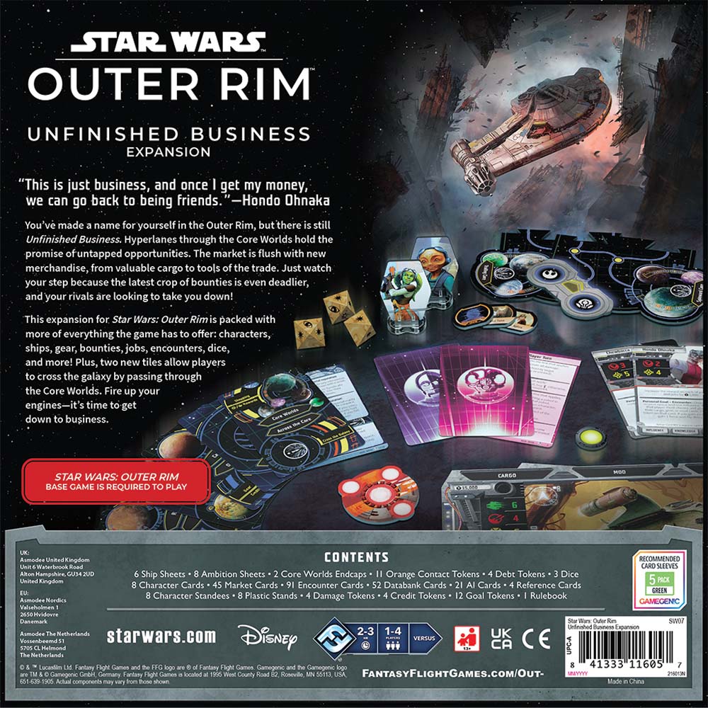 Star Wars: Outer Rim - Unfinished Business