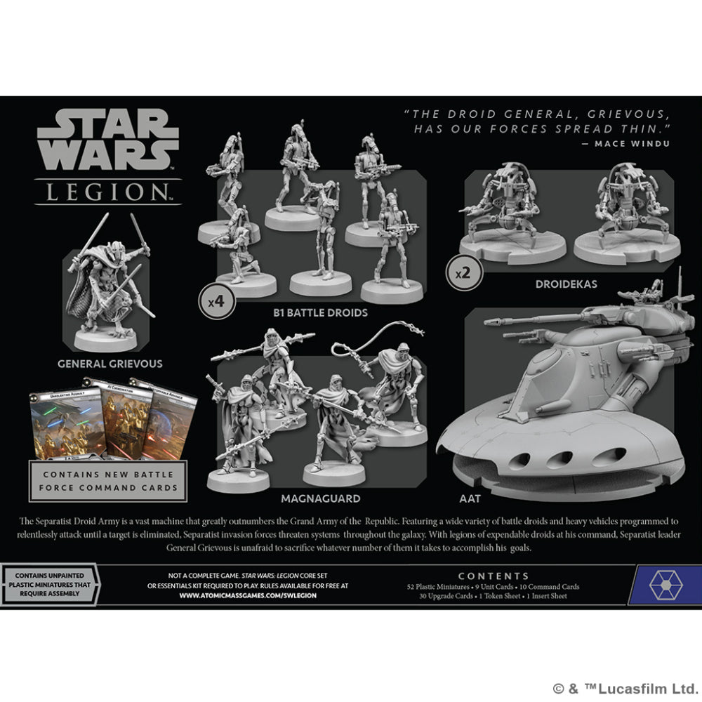Star Wars Legion | Separatist Invasion Starter Set