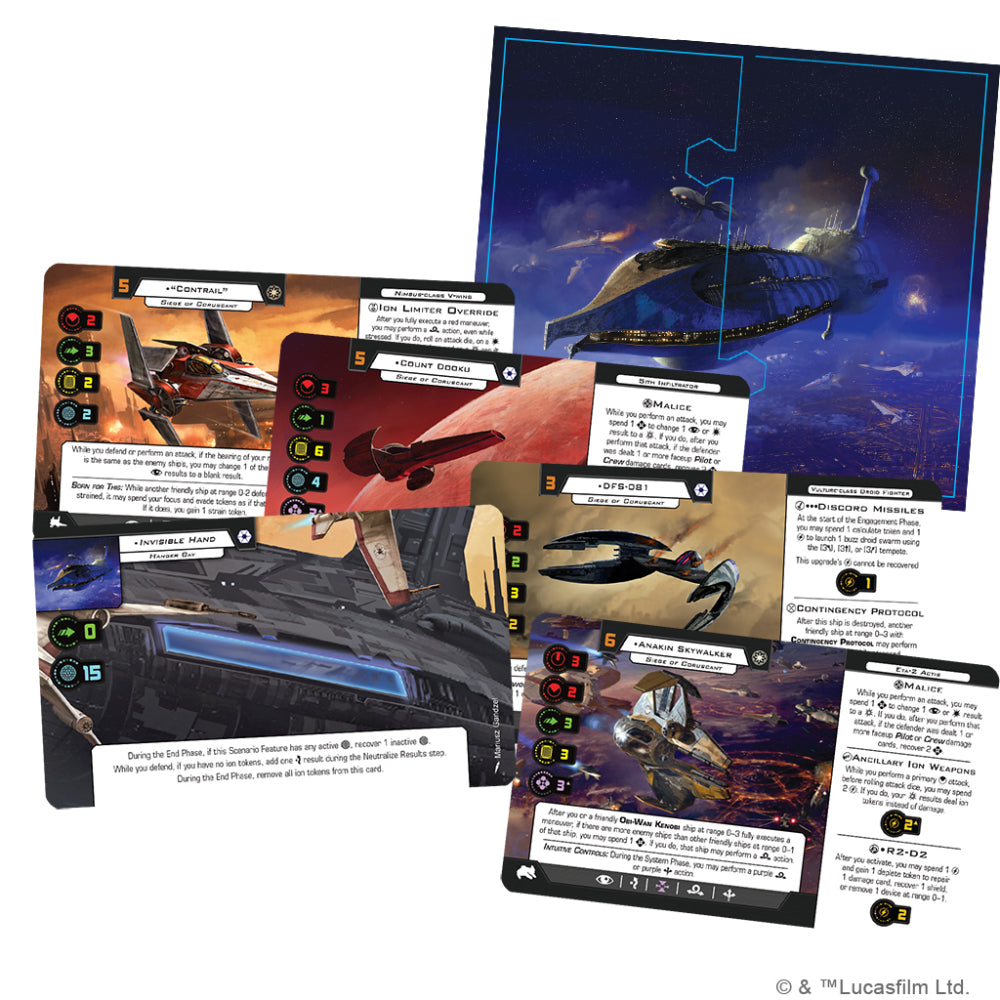 Star Wars X-Wing 2nd Edition - Siege of Coruscant Battle Pack