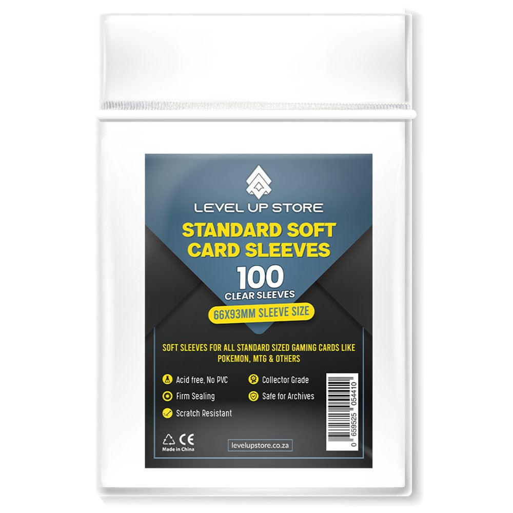 Level Up Store | Standard Soft Card Sleeves Level Up Store | Standard Soft Card Sleeves
