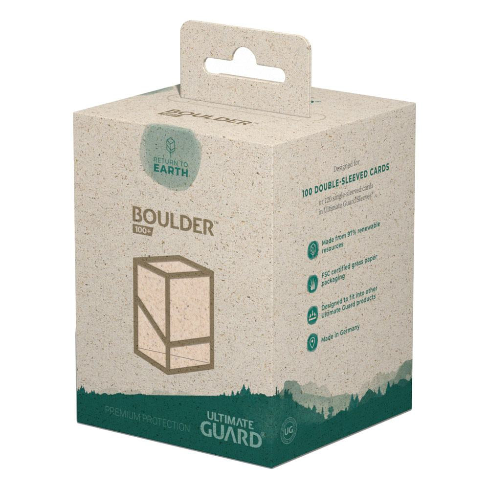 Ultimate Guard Return To Earth Boulder Deck Case 100 Natural