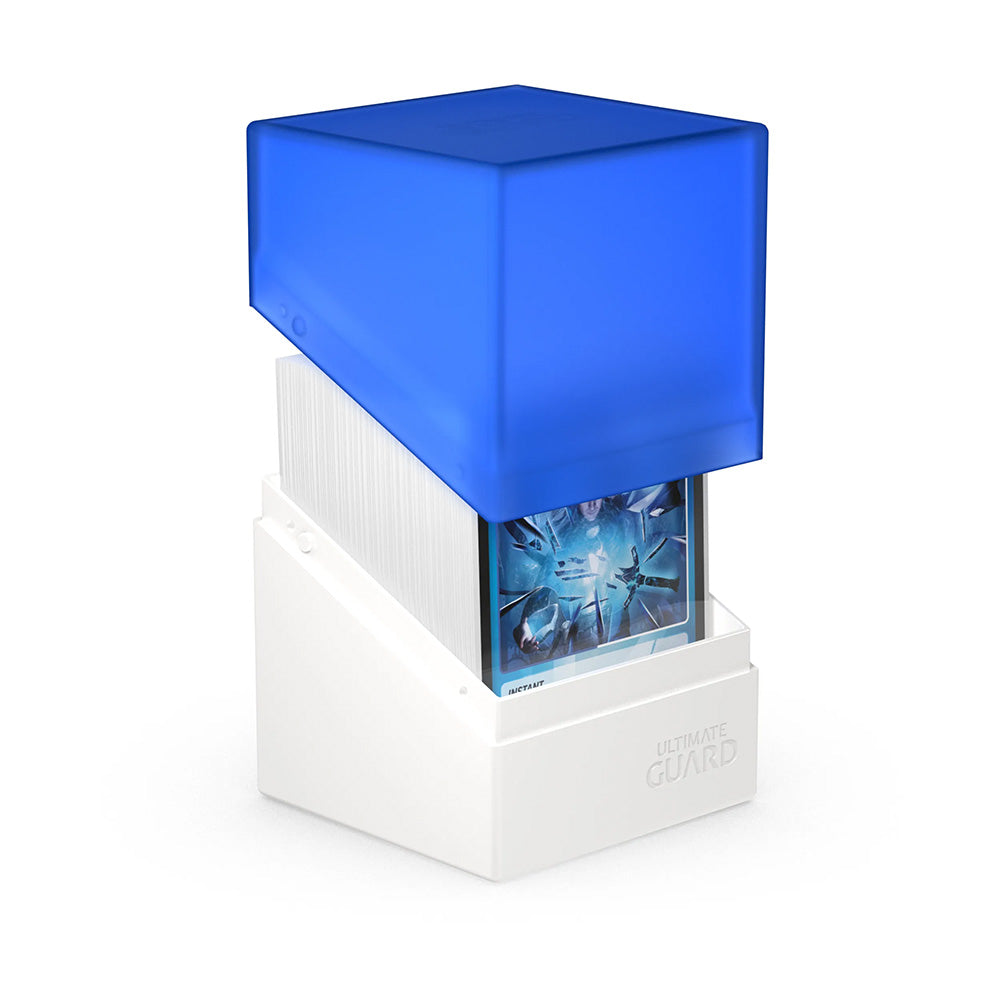 Ultimate Guard Boulder Deck Case 100+ SYNERGY Blue/White