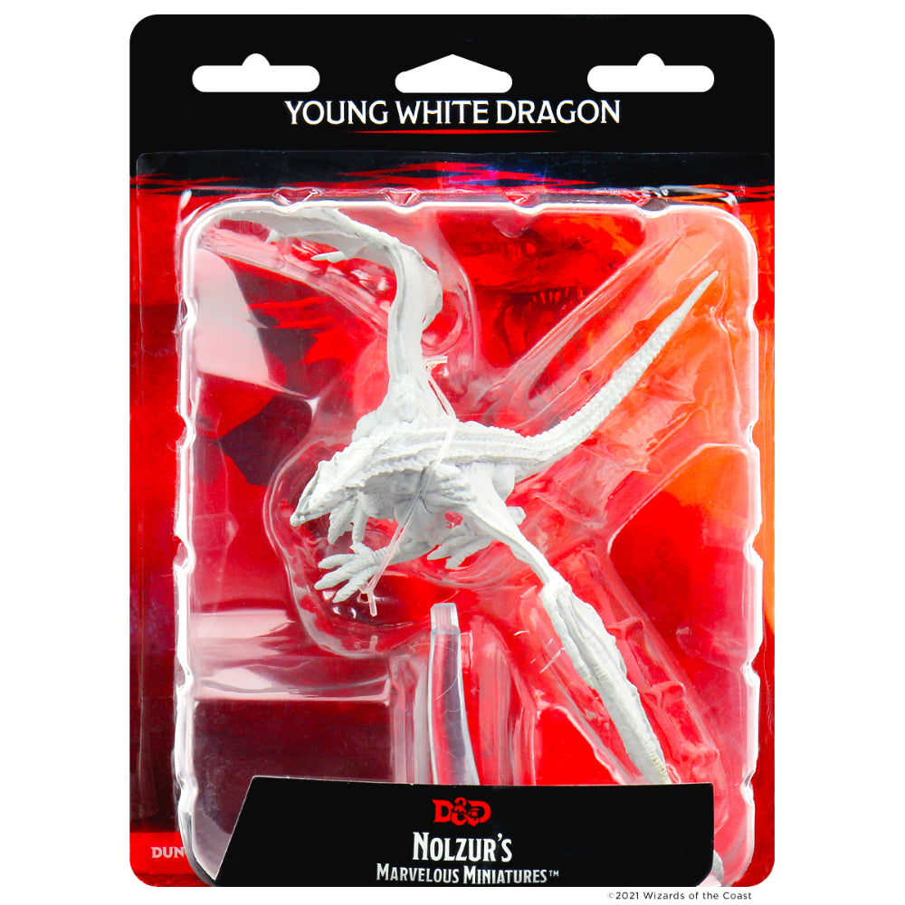 D&amp;D Nolzur&#39;s Marvelous Miniatures: Young White Dragon