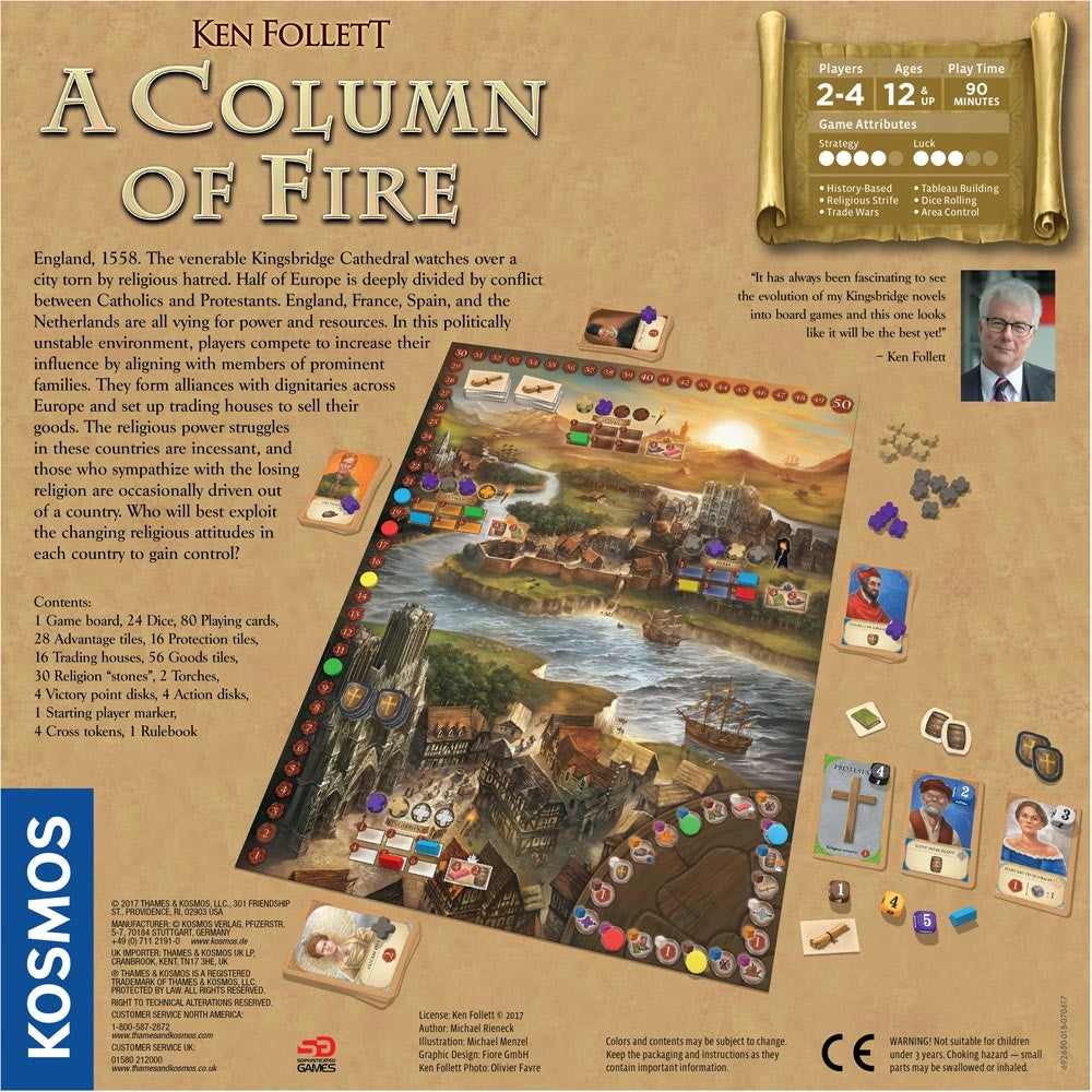 A Column of Fire: The Game