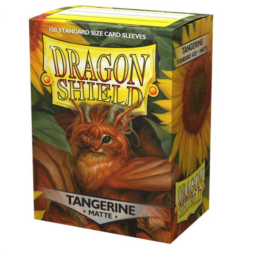 Dragon Shield Sleeves Standard: Matte Tangerine (100)