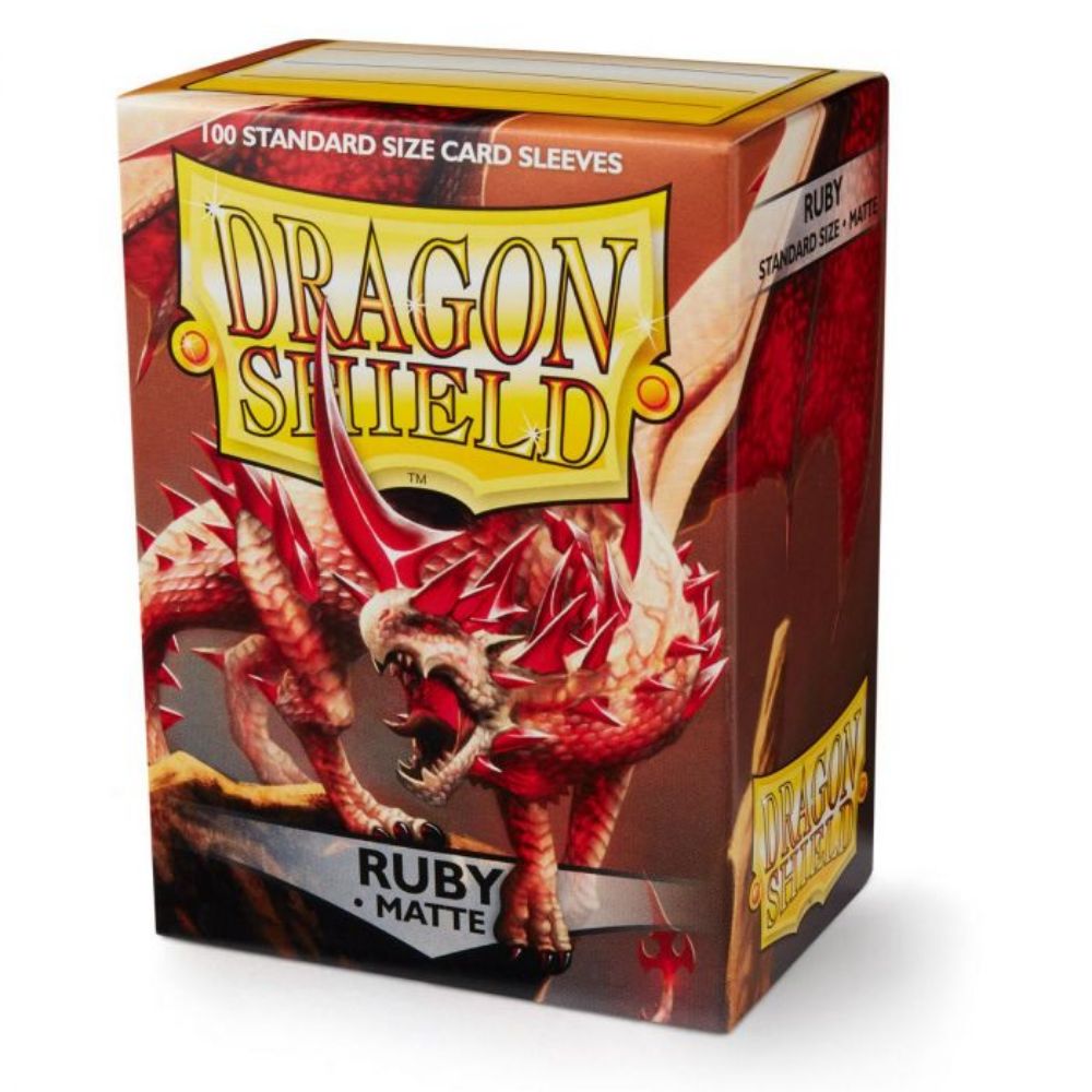 Dragon Shield Sleeves Standard: Matte Ruby (100)