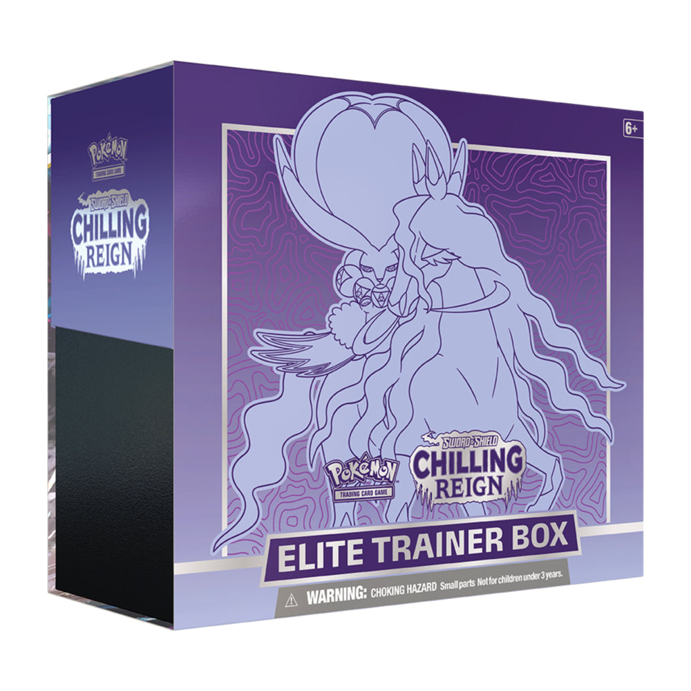 Pokemon Sword & Shield Chilling Reign | Elite Trainer Box | Shadow Rider Calyrex