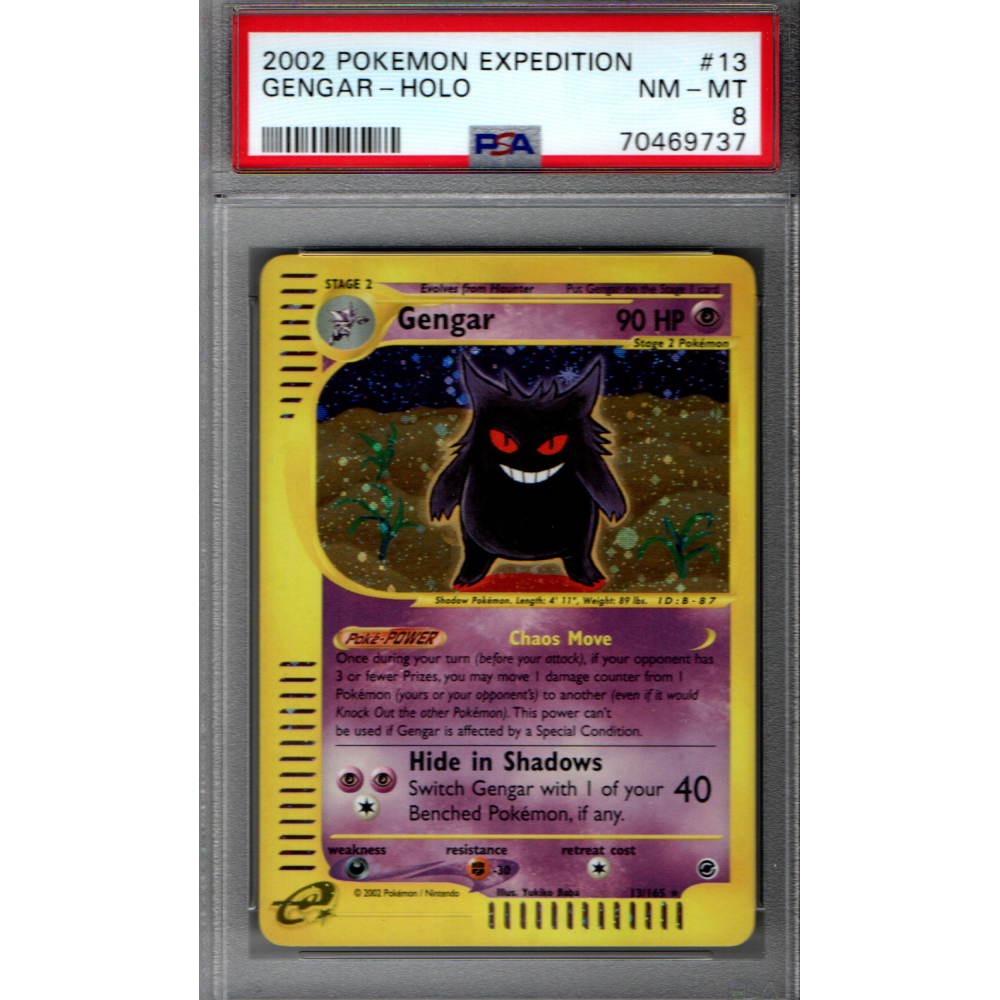 Graded Card | Gengar | Expedition Holo | PSA 8