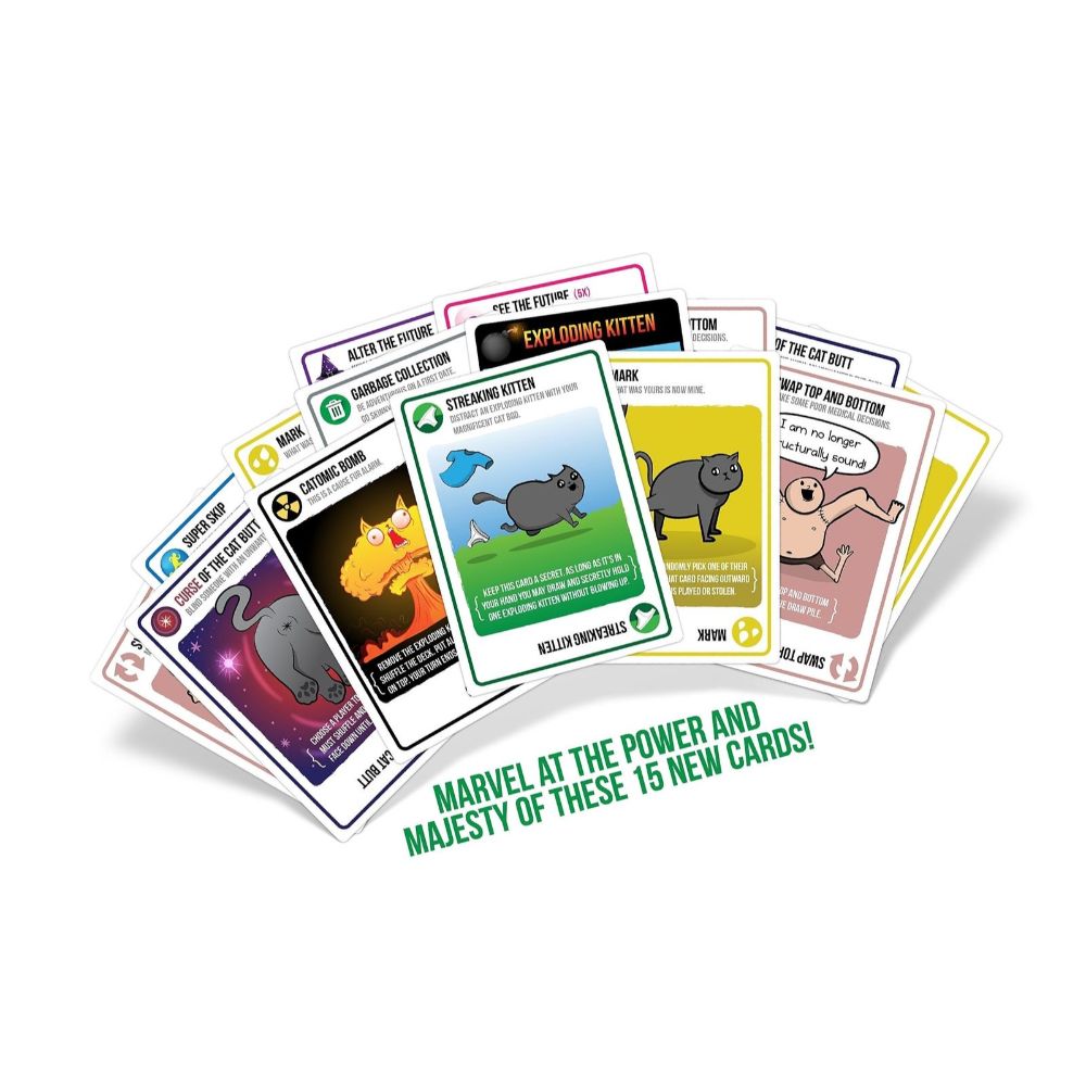 Exploding Kittens : Streaking Kittens - Extension - Jeux de société Exploding Kittens : Streaking Kittens - Extension - Jeux de société