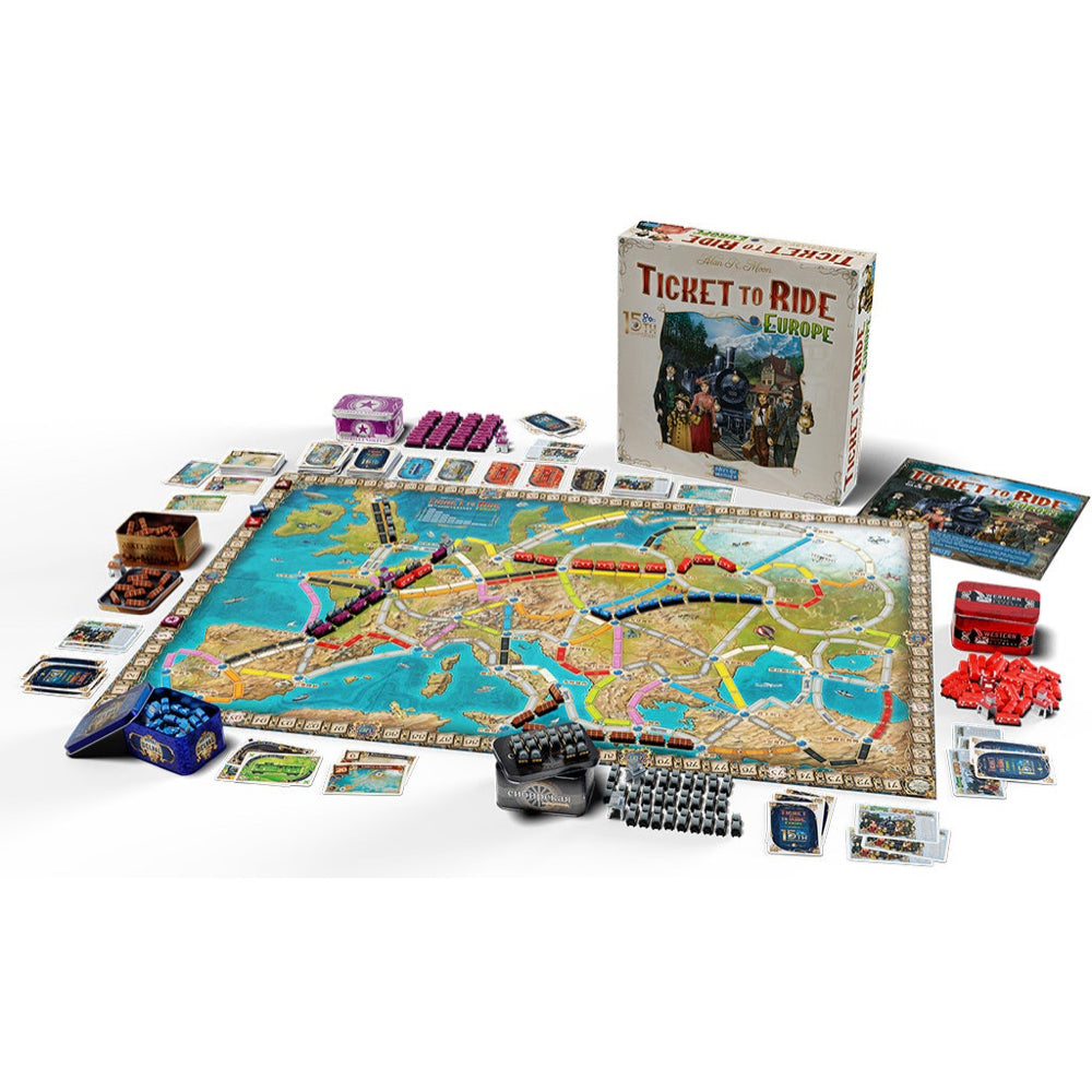 Ticket to Ride Europe 15th Anniversary Edition