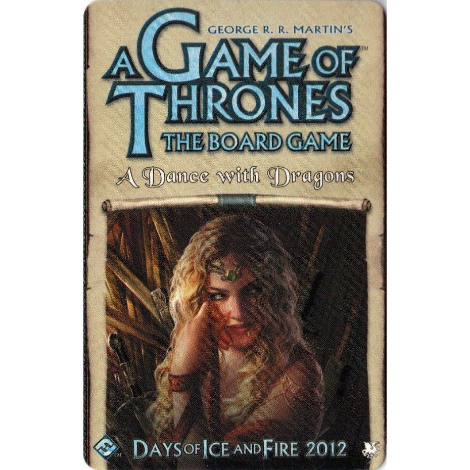 A Game of thrones: The Board Game - A Dance With Dragons POD